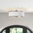 Elzira Linen Semi Flush Mount-18698942