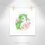 Impression sur papier licorne-47483530