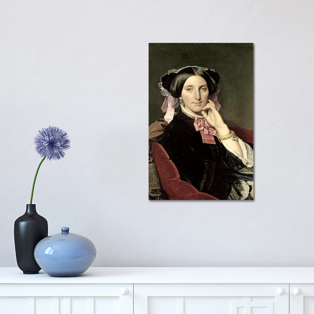 Madame Gonse by Jean-Auguste-Dominique Ingres - Wrapped Canvas Painting