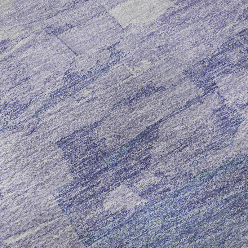 Premium Machine Washable Elize AMF1465 Stripes Rug, Rectangle 10' x 14'
