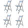 Gurnek Wood Stackable Folding Chair Folding Chair Set