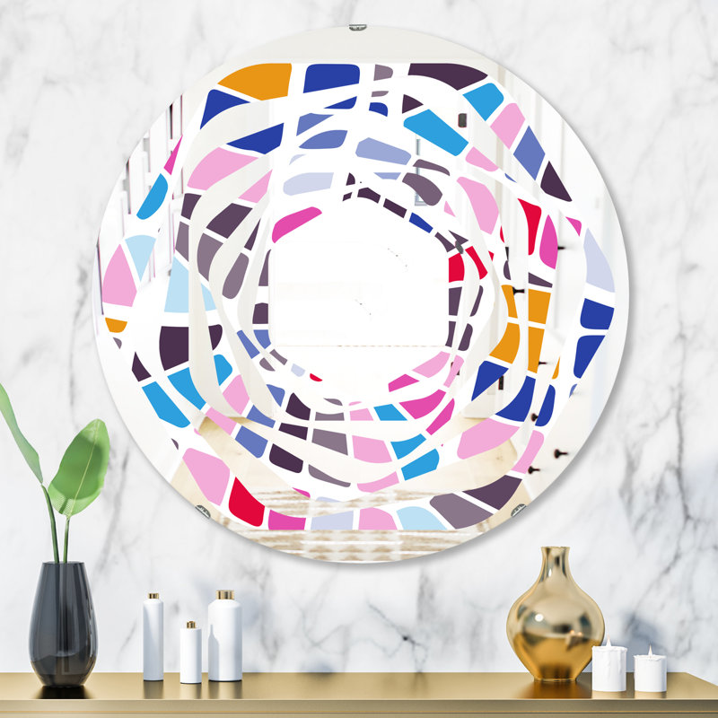 Miroir mural Whirl, H 31,5 po x l po