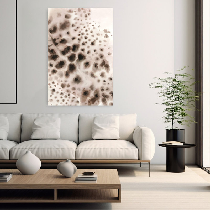 Jagged Elegance, art organique abstrait éthéré, H 60 po x l 40 po