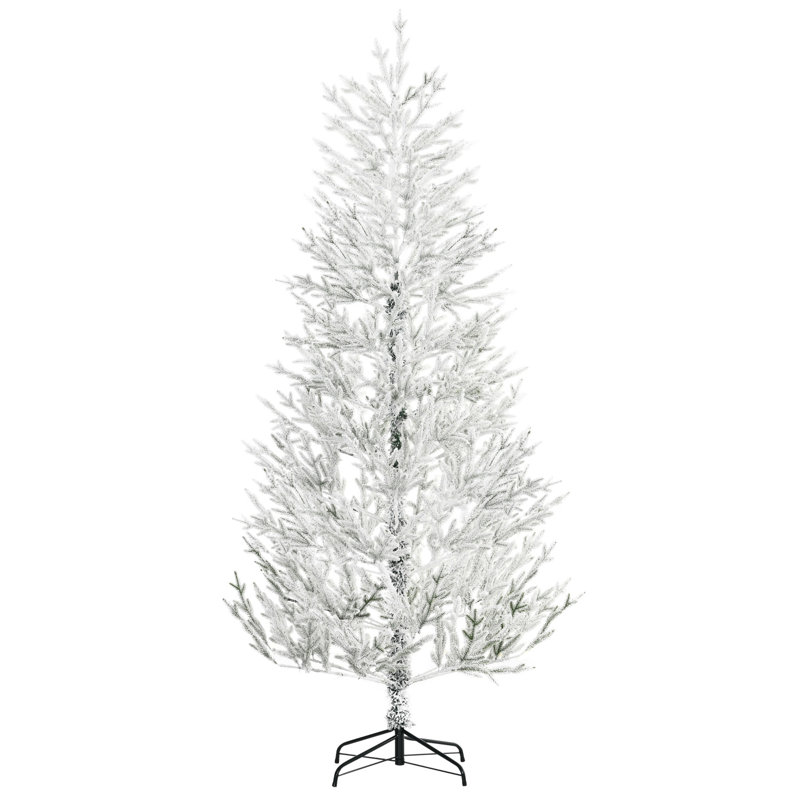 Arbre de Noël pin artificiel blanc le plus réaliste 4 pi 1 po