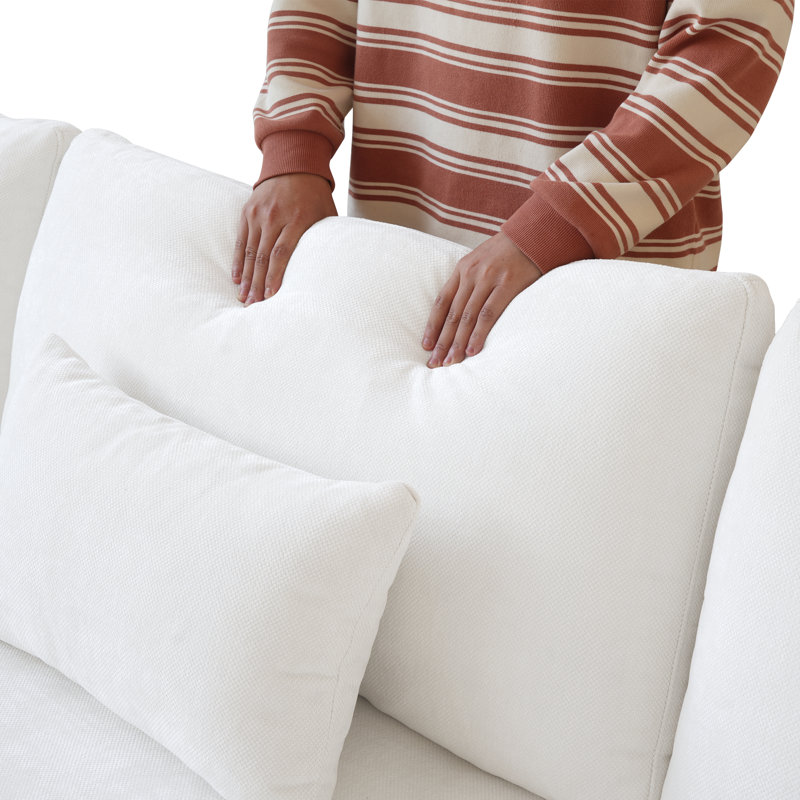 Fauteuil de chambre Kyna, Blanc