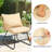 Dronfield Rectangular 4 - Person 35.4'' L Outdoor Restaurant Bistro Set with Cushions