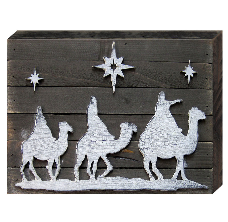 Christmas Decorative Accent, 6" H x 8" W x 2" D