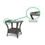 Table d'appoint en osier Bayview-470839310