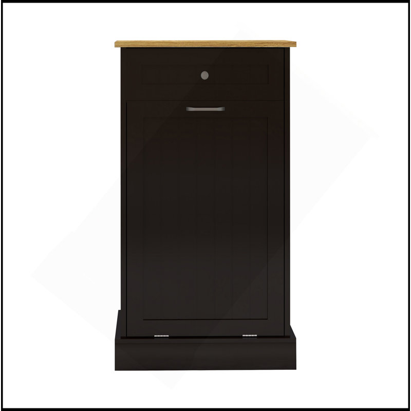Armoire à ordures polyvalente pour la cuisine et la lessive, avec de multiples fonctions et un design élégant.