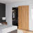 Apply for 32-48'' Door Width Single Aluminum Barn Door Hardware Kit (with Soft Close Mechanism, Door Not Include)