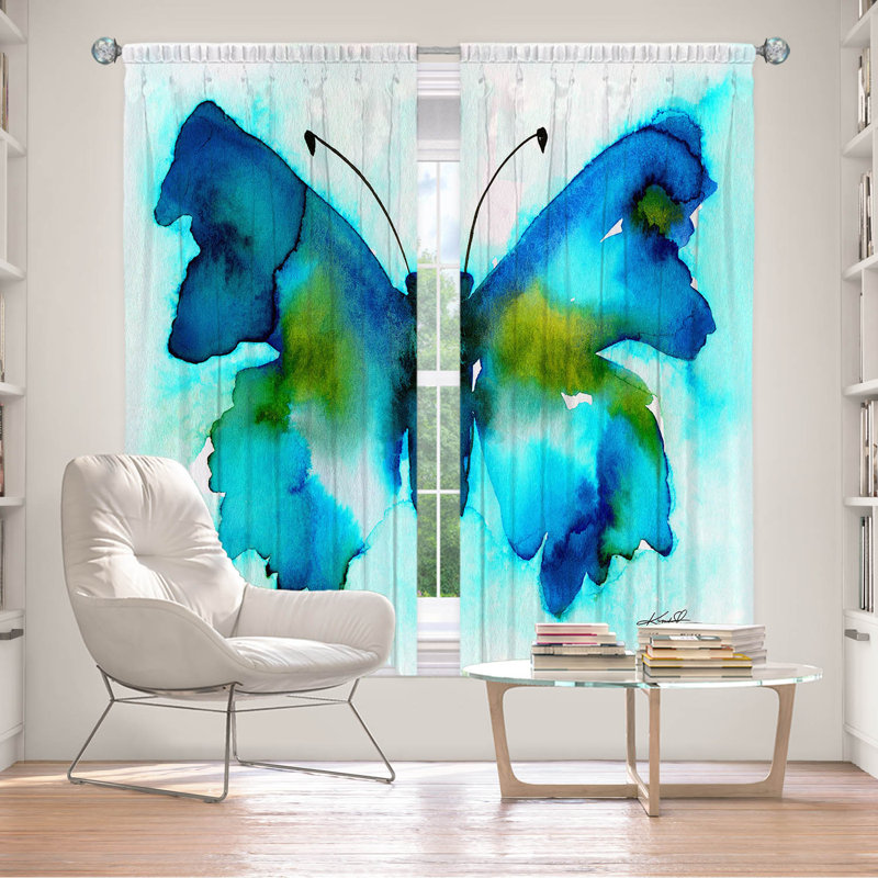 Rideau en polyester, L 40 po x L 82 po