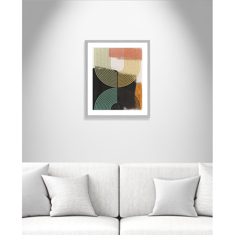 «Bolded II» par Isabelle Z, Matte Silver, L 21,5 po x H 25,5 po, Matted Print