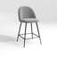 Ella Upholstered Counter Stool with Metal Frame