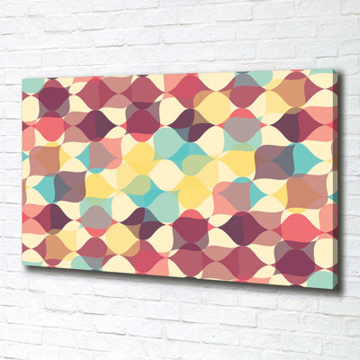 Geometric Background - Wrapped Canvas Print