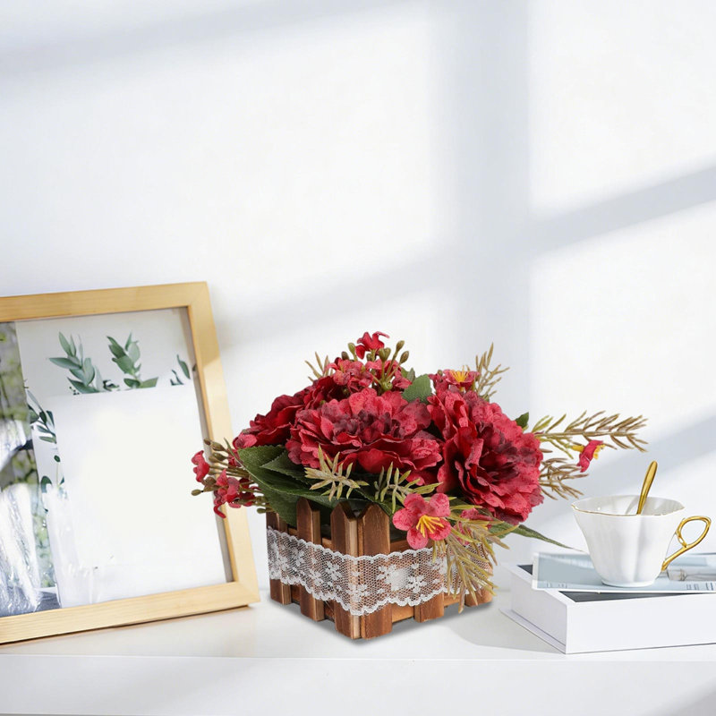 Fleurs artificielles kbndieu pour la décoration intérieure Fleurs simulées plantes en pot