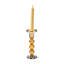 Courtly Check Large Glass Candlestick