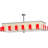 Quadrato 12 - Light Chrome Unique/Statement Pendant