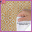 Housses de couette orange à motif ikat-130505163