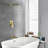 10 Inch Wall Mounted Shower System With Waterfall Tub Spout Single Handle Shower Faucet Set Brass High Pressure Shower Trim Kit With Rough-In Valve-110359266