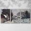 «Snow at Argenteuil» par Monet, reproduction sur toile flottante 3 pièces-121092816-121092828