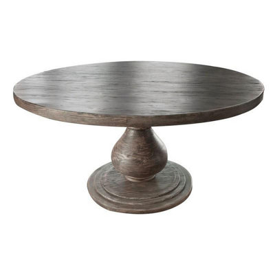 Cailem Round Solid Wood Top Dining Table