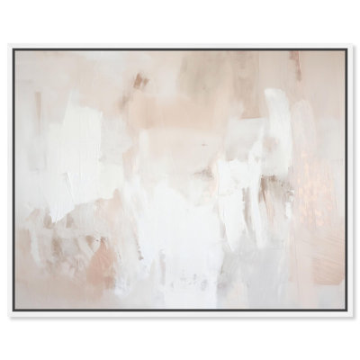 Opalescent Hues III Canvas Muted Neutral Art by Art Remedy