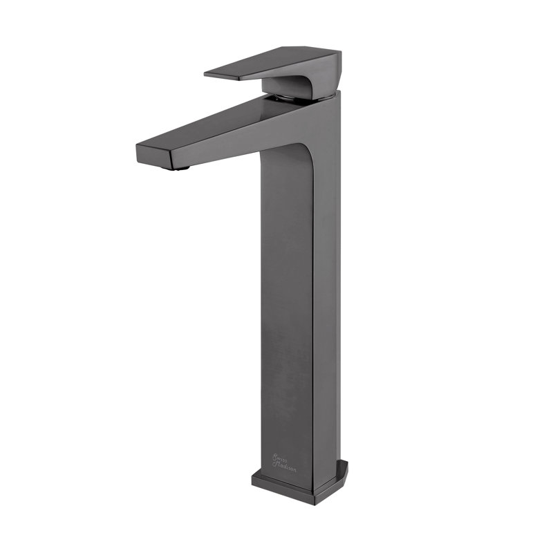 Voltaire Single Hole, Single-Handle, High Arc Bathroom Faucet, Gunmetal Gray