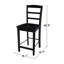 Tabouret de comptoir 24 po Klynn-1138513856