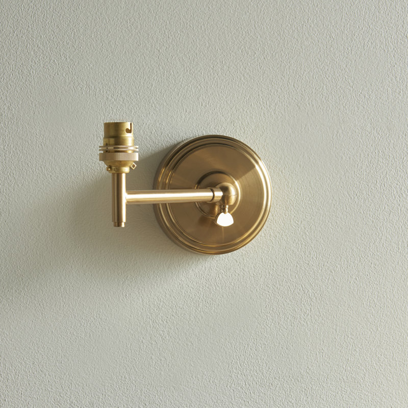 Step Fold Armed Sconce, Herb Garden Green