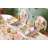 Rosy Check Enamel Salad/Dessert Plate