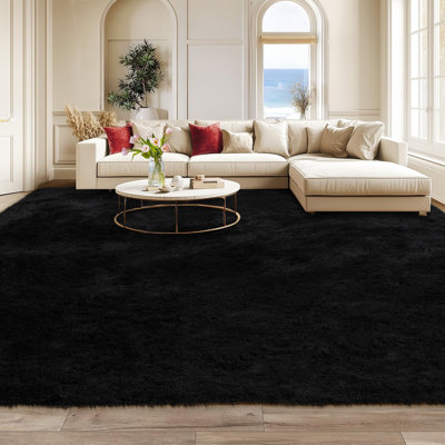 Area Rug for Living Room Soft Shaggy Faux Fur Carpet for Bedroom Non-SNon Shedding Fuzzy Rug for Playroom Home Decor