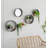 Farmhouse Round Metal Wall Planter, 5 Piece
