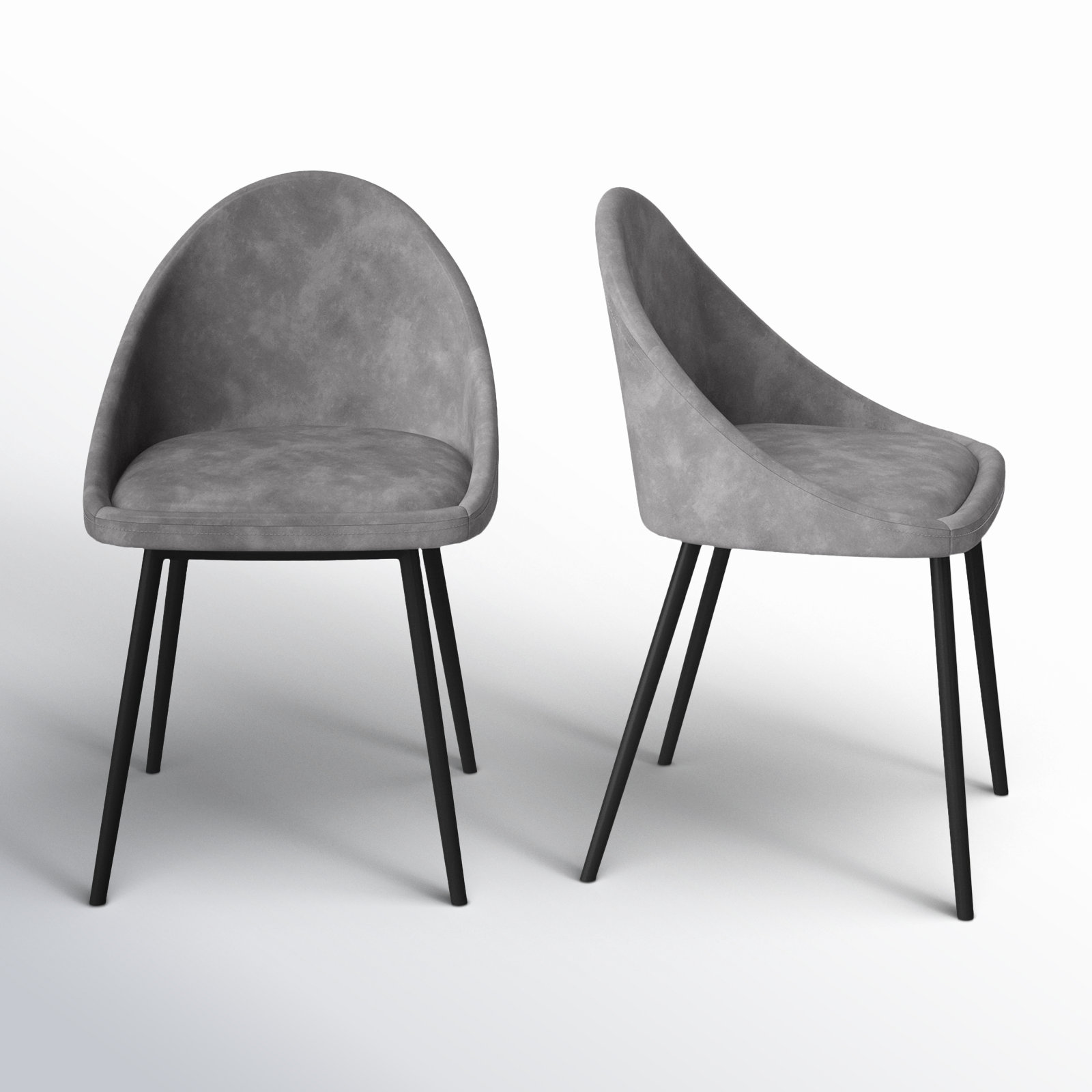 Holmes Dining Chair, Smoke Gray
