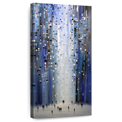 Lumières bleues urbaines