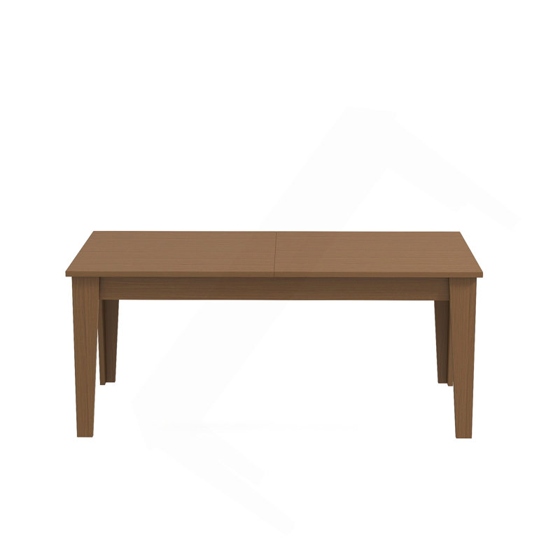 Table de salle à manger, grande table de cuisine extensible de 106,3 po, Chêne
