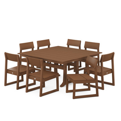 POLYWOOD® Edge 60" Patio Dining Set