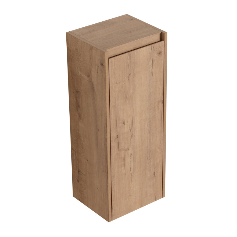 Armoire latérale de salle de bain 12 po, portes à fermeture douce, conception à fixation flottante, (emballage KD), rangement de salle de bain