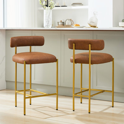 Ensemble de 2 tabourets de bar Maddox
