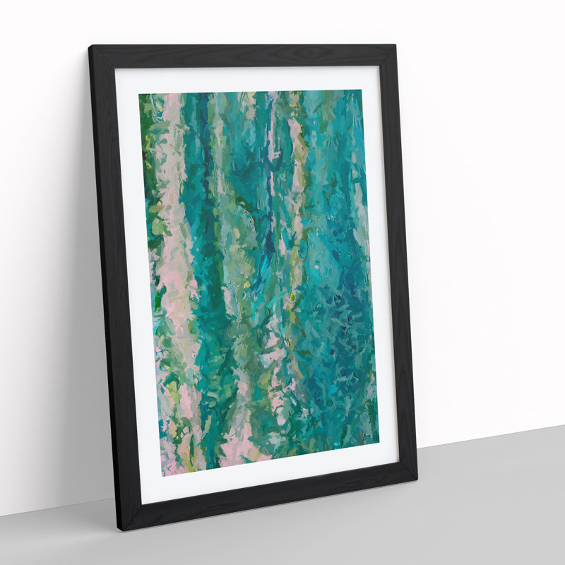 Universe Abstract - Single Picture Frame Painting, Black , 34cm H x 25cm W x 2cm D