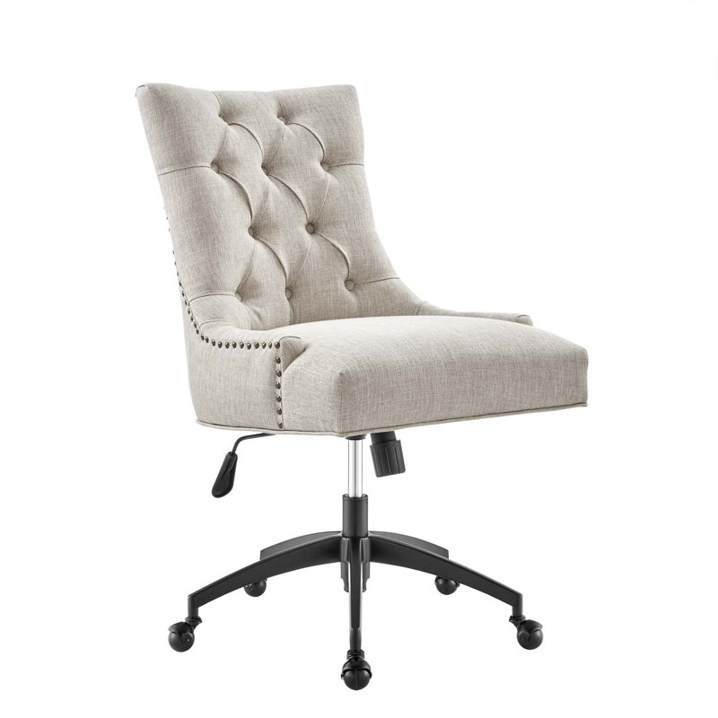  27'' Wide Tufted, Beige, Black