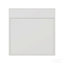 Armoire de salle de bain moderne avec miroir, armoire de rangement murale avec tablettes ouvertes, armoire à pharmacie imperméable avec décor doré, organisateur de meuble-lavabo peu encombrant pour salle de bain, blanc