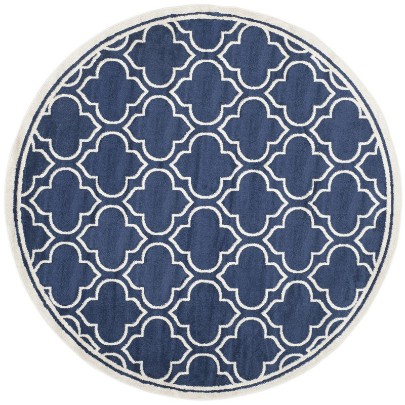Amherst Performance Geometric Rug, Round 7'