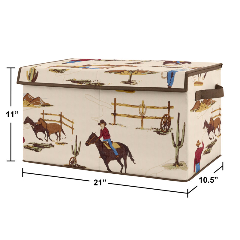 Boîte à jouets cowboy wild west
