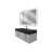  Floating Modern 48" Wall-Mounted Single Bathroom Vanity Set with Mirror-83454226-83454222-83454227