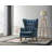 Calcott Velvet Wingback Chair-692444352