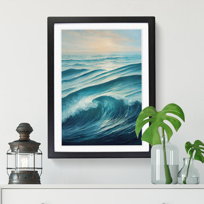 Seascape Expressionism - Single Picture Frame Print