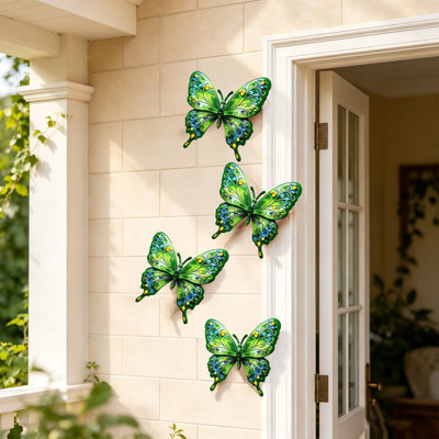 Ornement en fer, sculpture murale vintage, décoration intérieure et extérieure pour jardin, terrasse ou patio.