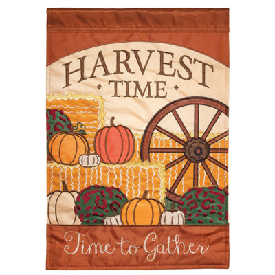 Double Sided Nylon Thanksgiving Garden Flag