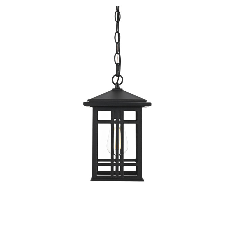Almaha 12 inch Outdoor Pendant in Black