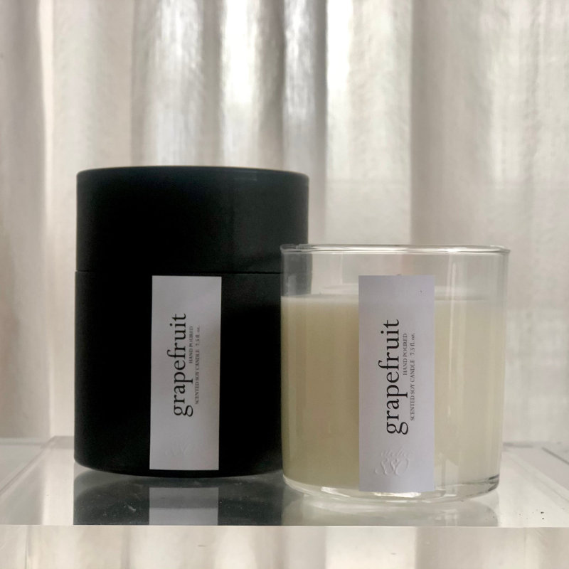 Light Collection Grapefruit Scented Jar Candle